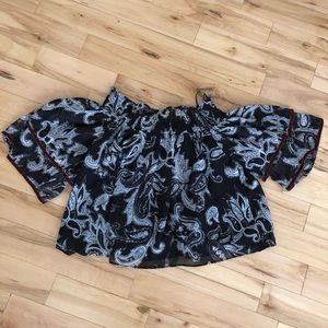 NWT Loft ruffle top